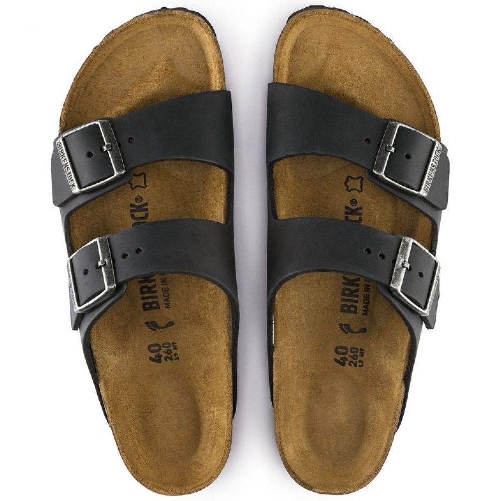Birkenstock Arizona Oiled Leather in Black Birkenstock Arizona Oiled Leather In Black -sorel shop b i birkenstock arizona oiled leather black 552113
