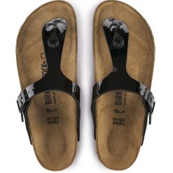 Birkenstock Gizeh Birko-Flor Patent In Black 9 Birkenstock Gizeh Birko-Flor Patent In Black -sorel shop b i birkenstock birko flor patent black 43663 4 1100x