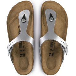 Birkenstock Gizeh Birko-Flor In Silver -sorel shop b i birkenstock gizeh birk flor silver 43853 4 1100x