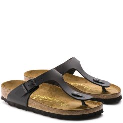 Birkenstock Gizeh Birko-Flor In Black (Narrow Width) 4 Birkenstock Gizeh Birko-Flor In Black (Narrow Width) -sorel shop b i birkenstock gizeh birko flor black 43693 3 1 1100x