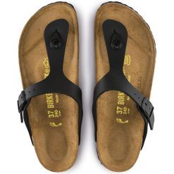 Birkenstock Gizeh Birko-Flor In Black (Narrow Width) 5 Birkenstock Gizeh Birko-Flor In Black (Narrow Width) -sorel shop b i birkenstock gizeh birko flor black 43693 4 1 1100x