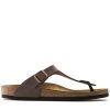 Birkenstock Gizeh Birko-Flor In Nubuck Mocha (Narrow Width) -sorel shop b i birkenstock gizeh birko flor nubuck 1 1 1100x