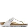 Birkenstock Gizeh Birko-Flor In White 2 Birkenstock Gizeh Birko-Flor In White -sorel shop b i birkenstock gizeh birko flor white 43733 1 1100x