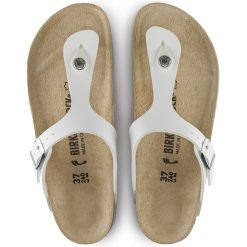 Birkenstock Gizeh Birko-Flor In White 5 Birkenstock Gizeh Birko-Flor In White -sorel shop b i birkenstock gizeh birko flor white 43733 4 1100x