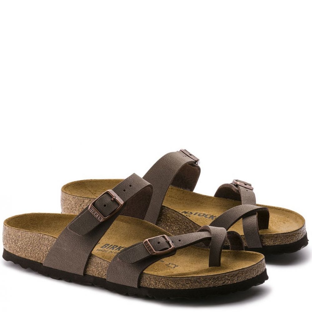 Birkenstock Mayari Birko-Flor Nubuck In Mocha 5 Birkenstock Mayari Birko-Flor Nubuck In Mocha - Image 3