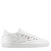 Reebok Women's Club C 85 In White/Sheer Grey -sorel shop bs7685 ftw photo side lateral white 1100x