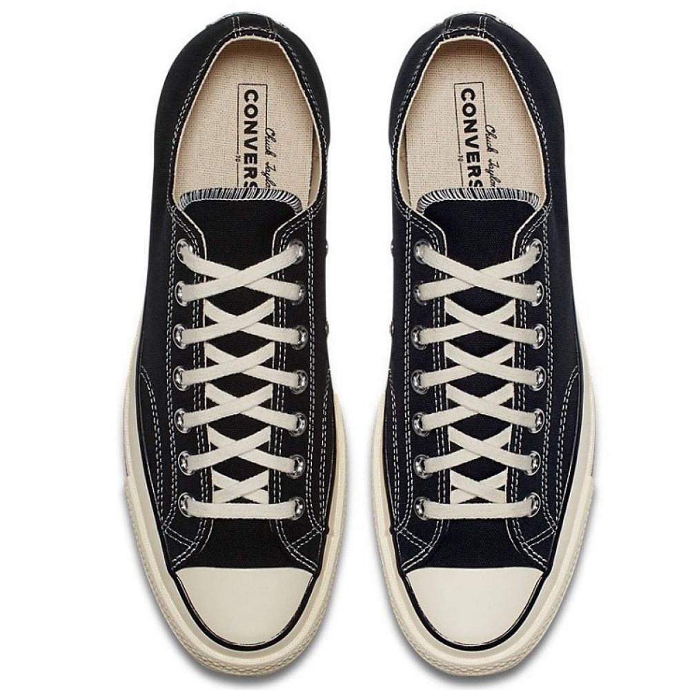 Converse Chuck Taylor All Star '70 Low In Black/Egret/White 5 Converse Chuck Taylor All Star '70 Low In Black/Egret/White - Image 3