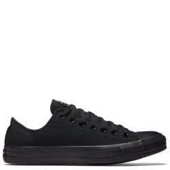 Converse Chuck Taylor All Star Mono Canvas Low Top In Black Monochrome