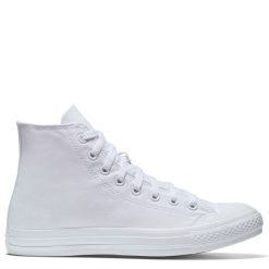 Converse Chuck Taylor All Star Mono Canvas High Top In White Monochrome