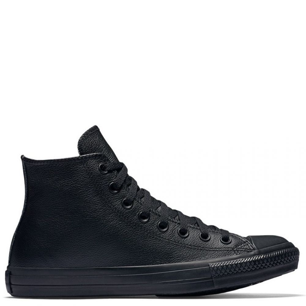 Converse Chuck Taylor All Star Mono Leather High Top in Black Monochrome Converse Chuck Taylor All Star Mono Leather High Top In Black Monochrome -sorel shop c o converse chuck taylor all star monochrome leather high top black 135251
