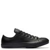Converse Chuck Taylor All Star Mono Leather Low Top In Black Monochrome -sorel shop c o converse chuck taylor all star monochrome leather low top black 135253 1 1100x