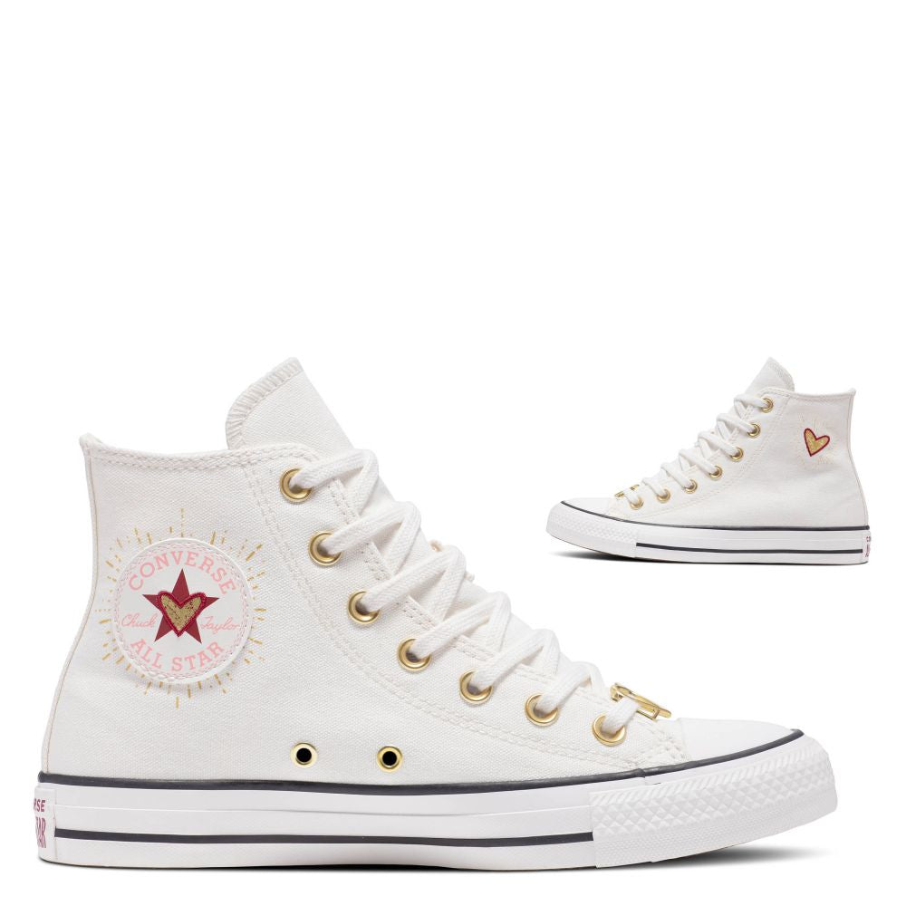 Converse Women's Chuck Taylor All Star Hi Hearts in Vintage White/White Converse Women's Chuck Taylor All Star Hi Hearts In Vintage White/White -sorel shop cn a05139c 3587