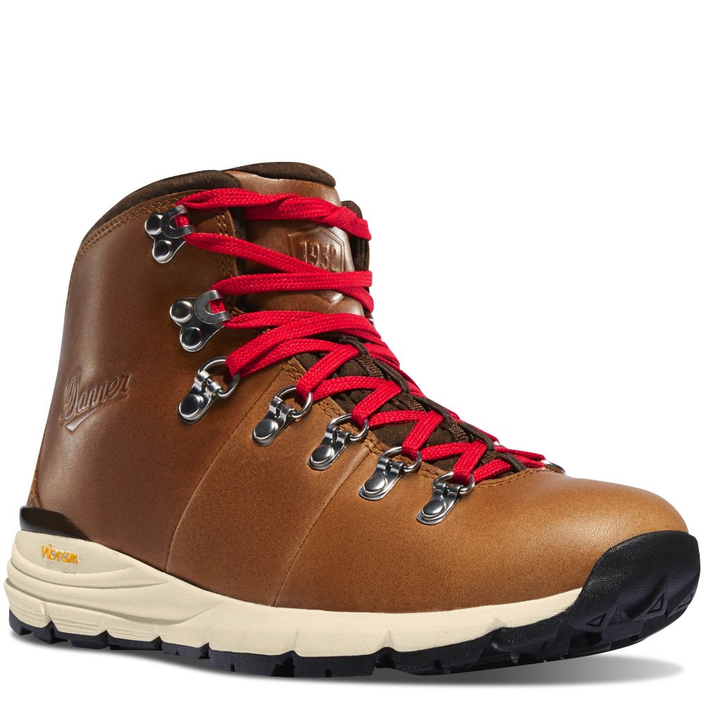 Danner Women's Mountain 600 Hiking Boots In Saddle Tan 4 Danner Women's Mountain 600 Hiking Boots In Saddle Tan - Image 2