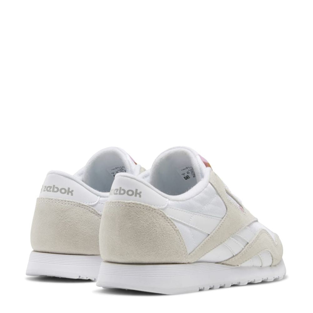 Reebok Women's Classic Nylon in White/Light Grey Reebok Women's Classic Nylon In White/Light Grey -sorel shop fv4507 6 footwear photography back lateral top