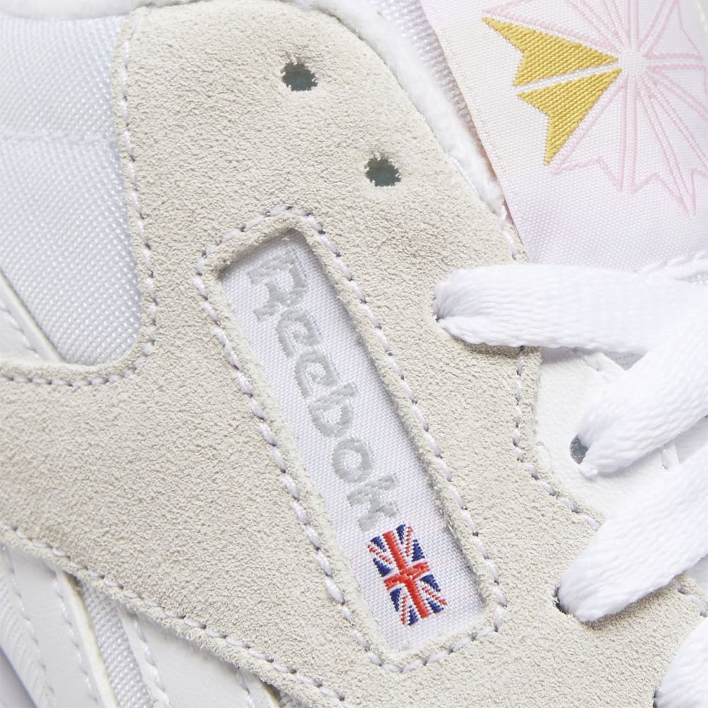Reebok Women's Classic Nylon in White/Light Grey Reebok Women's Classic Nylon In White/Light Grey -sorel shop fv4507 7 footwear photography detail view