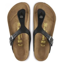 Birkenstock Women's Gizeh Oiled Leather In Black -sorel shop g i gizeh 845251 3 1100x
