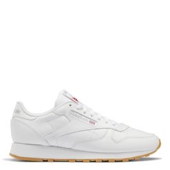 Reebok Men's Classic Leather In Ftwr White/Pure Grey 3/Rubber Gum 3