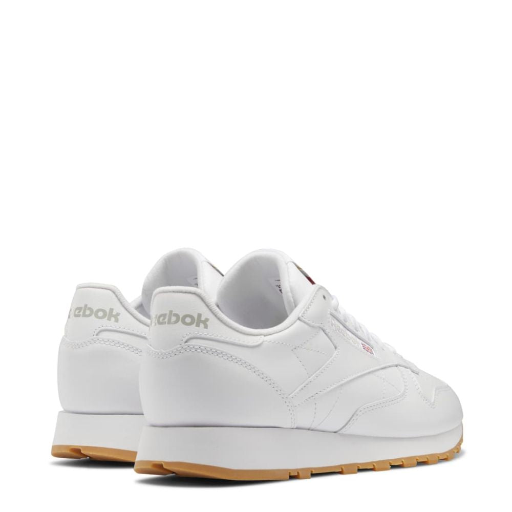 Reebok Men's Classic Leather in Ftwr White/Pure Grey 3/Rubber Gum 3 Reebok Men's Classic Leather In Ftwr White/Pure Grey 3/Rubber Gum 3 -sorel shop gy0952 6 footwear photography back lateral top