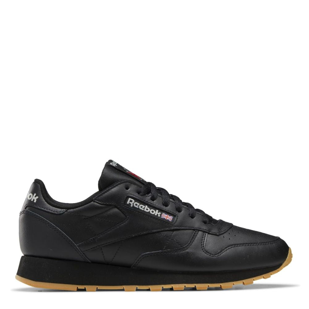 Reebok Women's Classic Leather in Core Black/Pure Grey 5/Rubber Gum 3 Reebok Women's Classic Leather In Core Black/Pure Grey 5/Rubber Gum 3 -sorel shop gy0954 1 footwear photography side lateral center view white ada4528e bc68 4a61 858c