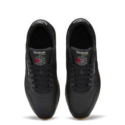 Reebok Women's Classic Leather In Core Black/Pure Grey 5/Rubber Gum 3 5 Reebok Women's Classic Leather In Core Black/Pure Grey 5/Rubber Gum 3 -sorel shop gy0954 2 footwear photography top portrait view white 472e7f62 2f1a 4e8c 9455 158259e41b90 1100x