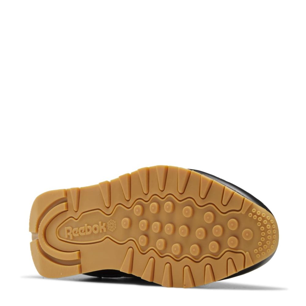 Reebok Women's Classic Leather in Core Black/Pure Grey 5/Rubber Gum 3 Reebok Women's Classic Leather In Core Black/Pure Grey 5/Rubber Gum 3 -sorel shop gy0954 3 footwear photography bottom view white a157d3d7 52e8 4aa3 ae00