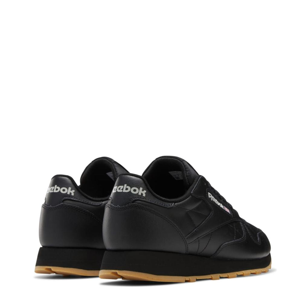 Reebok Women's Classic Leather in Core Black/Pure Grey 5/Rubber Gum 3 Reebok Women's Classic Leather In Core Black/Pure Grey 5/Rubber Gum 3 -sorel shop gy0954 6 footwear photography back lateral top view white 456fb1dc 5744 46fb a28a
