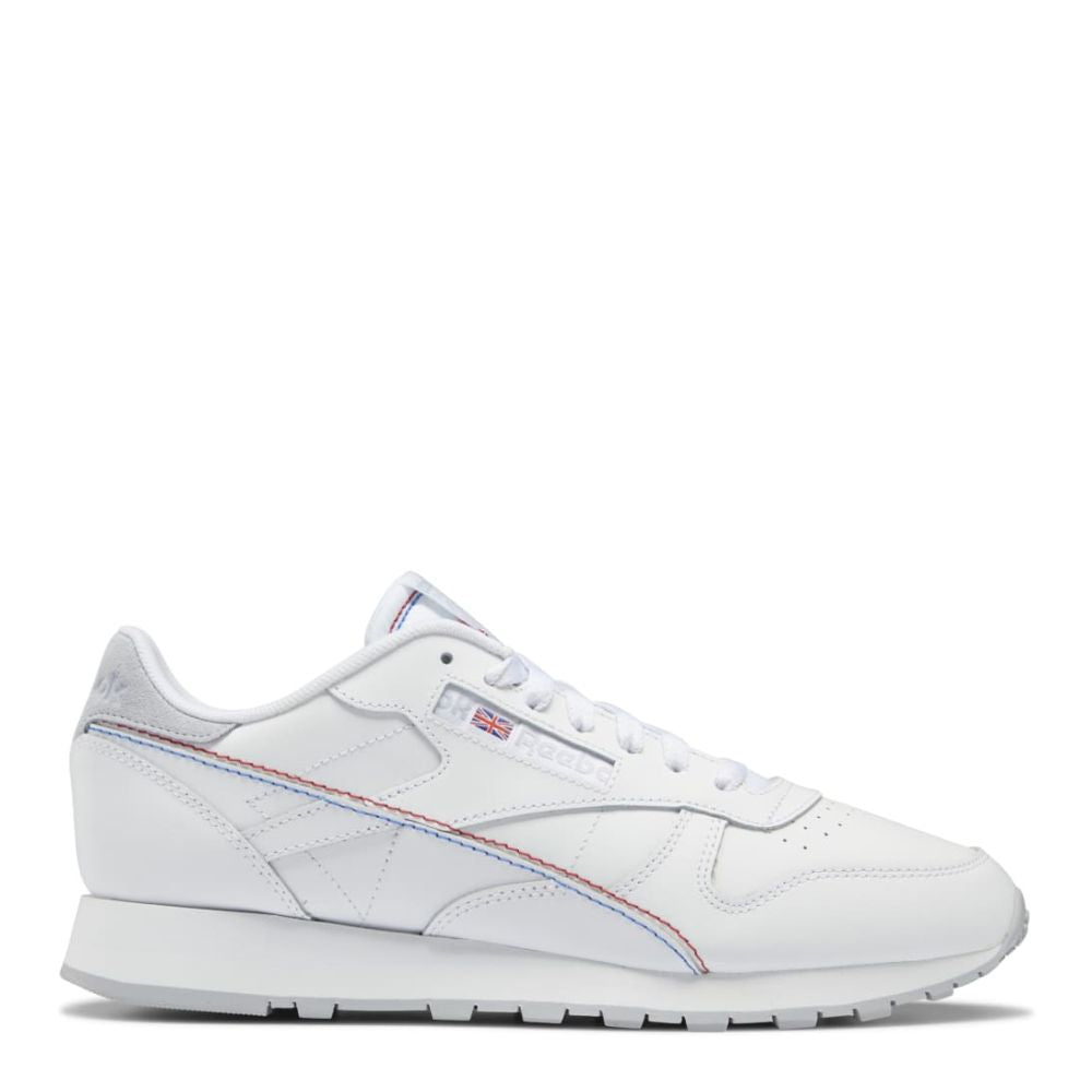 Reebok Men's Classic Leather in Ftwr White/Vector Blue Reebok Men's Classic Leather In Ftwr White/Vector Blue -sorel shop gy1520 1 footwear photography side lateral center