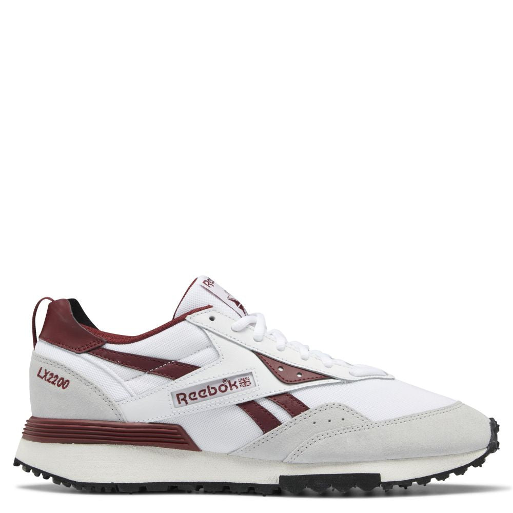 Reebok Men's LX2200 in Ftwr White/Classic Burgundy/Pure Grey 2 Reebok Men's LX2200 In Ftwr White/Classic Burgundy/Pure Grey 2 -sorel shop gy1533