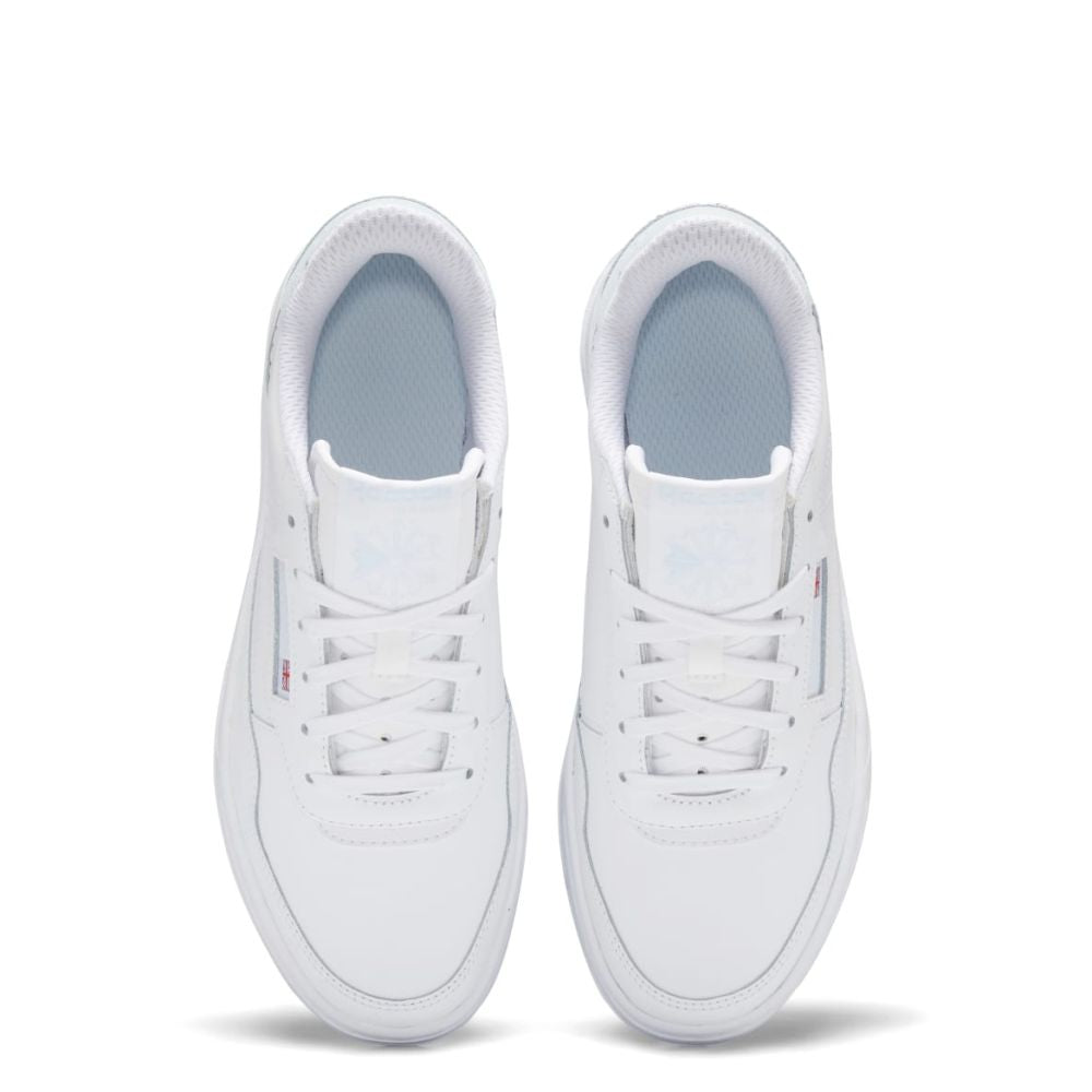 Reebok Women's Court Peak in Ftwr White/Glass Blue/Rbbr White Reebok Women's Court Peak In Ftwr White/Glass Blue/Rbbr White -sorel shop gz2238 2 footwear photography top portrait