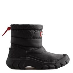 Hunter Women's Intrepid Insulated Short Snow Boots In Black