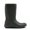 Hunter Women's Original Insulated Roll Top Sherpa Boots In Dark Olive