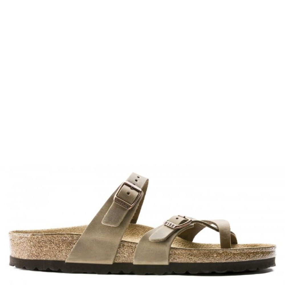 Birkenstock Women's Mayari Oiled Leather In Tobacco Brown 3 Birkenstock Women's Mayari Oiled Leather In Tobacco Brown