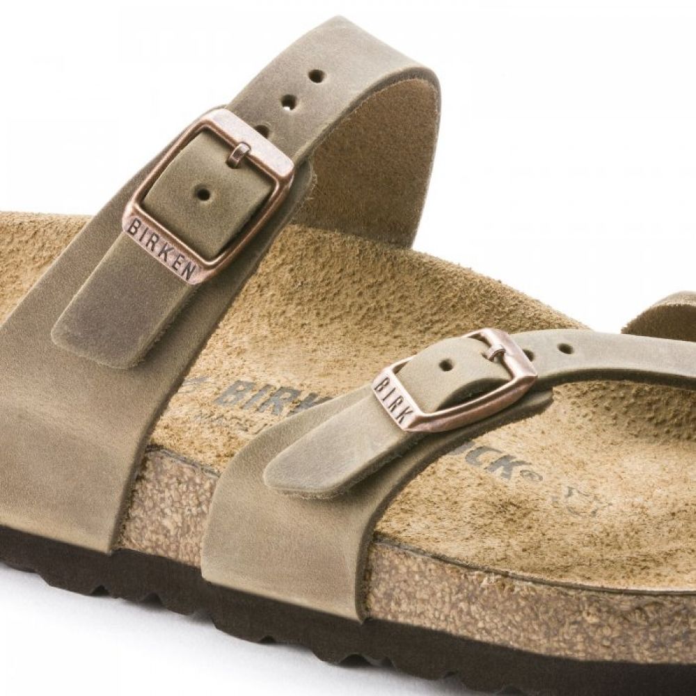 Birkenstock Women's Mayari Oiled Leather In Tobacco Brown 8 Birkenstock Women's Mayari Oiled Leather In Tobacco Brown - Image 6
