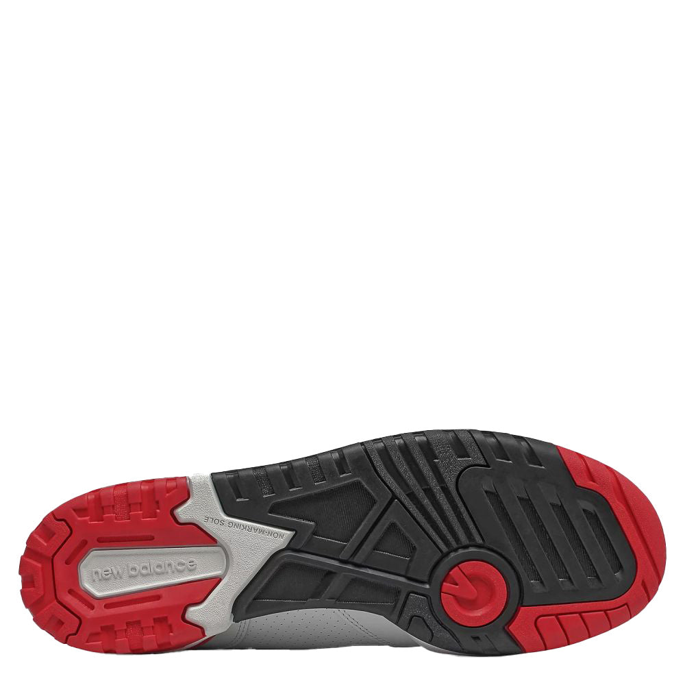 New Balance Men's 550 in White with Team Red New Balance Men's 550 In White With Team Red -sorel shop nb bb550se1 1596