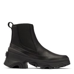 Sorel Women's Brex Chelsea Bootie In Black/Black