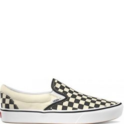 Vans ComfyCush Slip-On In Checkerboard/White
