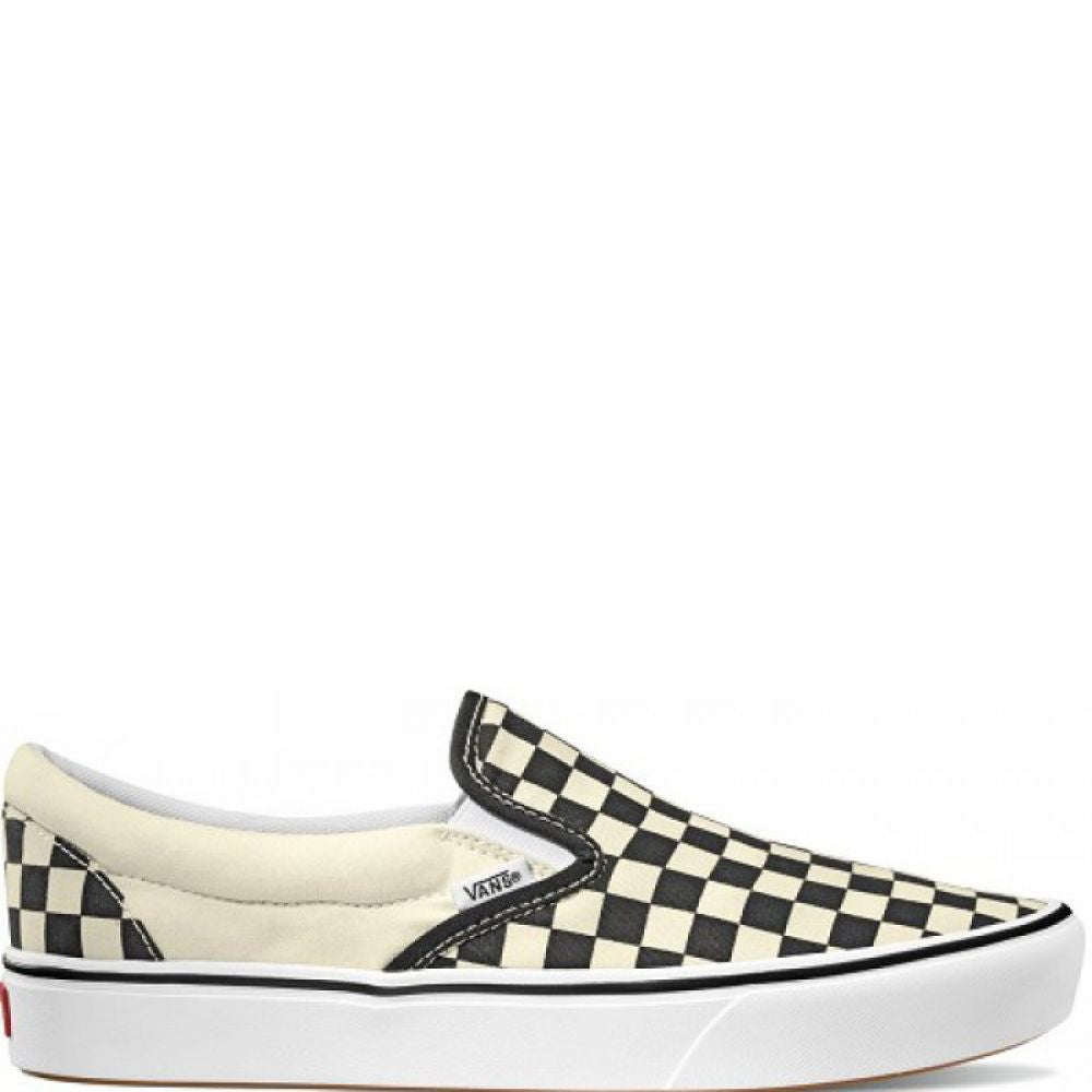 Vans ComfyCush Slip-On in Checkerboard/White Vans ComfyCush Slip-On In Checkerboard/White -sorel shop v n vn 0a3wmdvo4