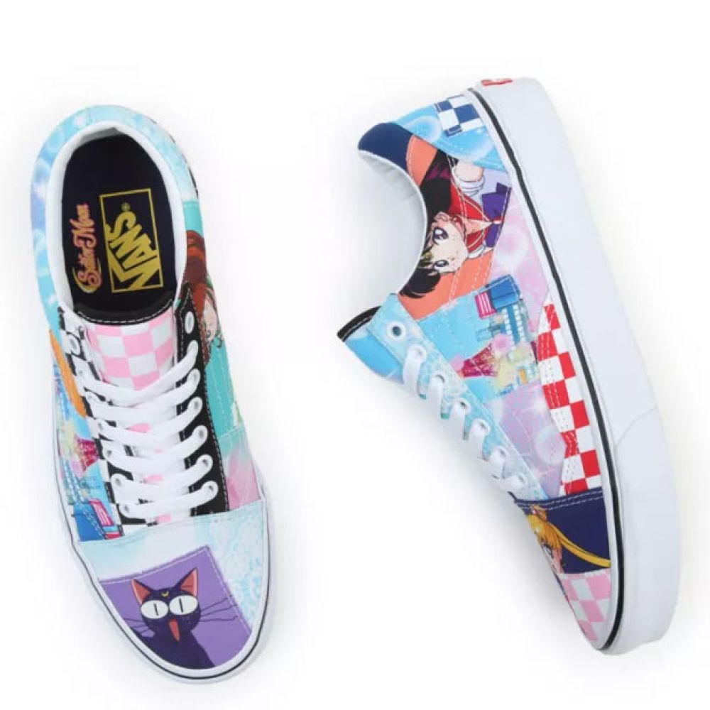 Vans X Pretty Guardian Sailor Moon Old Skool Patchwork in Multicolour Vans X Pretty Guardian Sailor Moon Old Skool Patchwork In Multicolour -sorel shop vn 0005u7448 4252