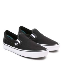 Vans ComfyCush Slip-On In Black/True White -sorel shop vn 0a3wmdvne 4207 2 1100x