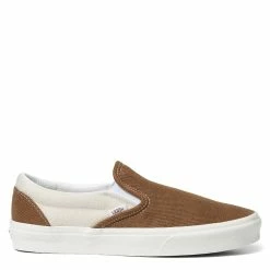 Vans Classic Slip-On In Desert Twill Brown/Beige