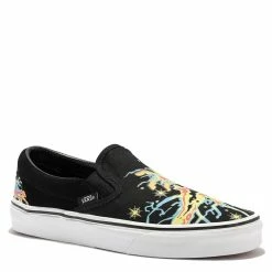 Vans Men's Glow Wizard Classic Slip-On In Black/White