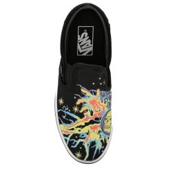 Vans Men's Glow Wizard Classic Slip-On In Black/White 4 Vans Men's Glow Wizard Classic Slip-On In Black/White -sorel shop vn 0a7q5dbzw 4302 3 1100x