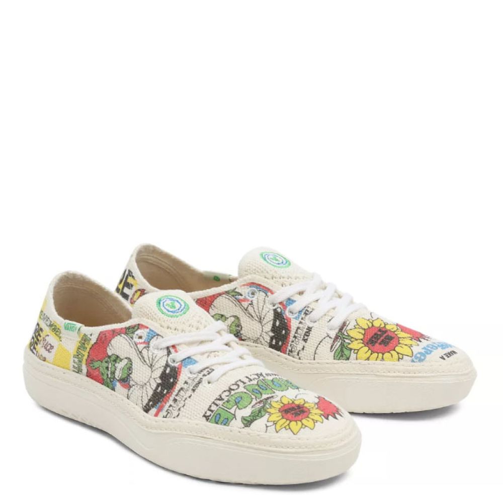 Vans Eco Theory Circle Vee In Eco Positivity/Natural 4 Vans Eco Theory Circle Vee In Eco Positivity/Natural - Image 2