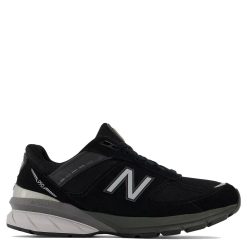 New Balance Women's Made In US 990v5 In Black With Silver