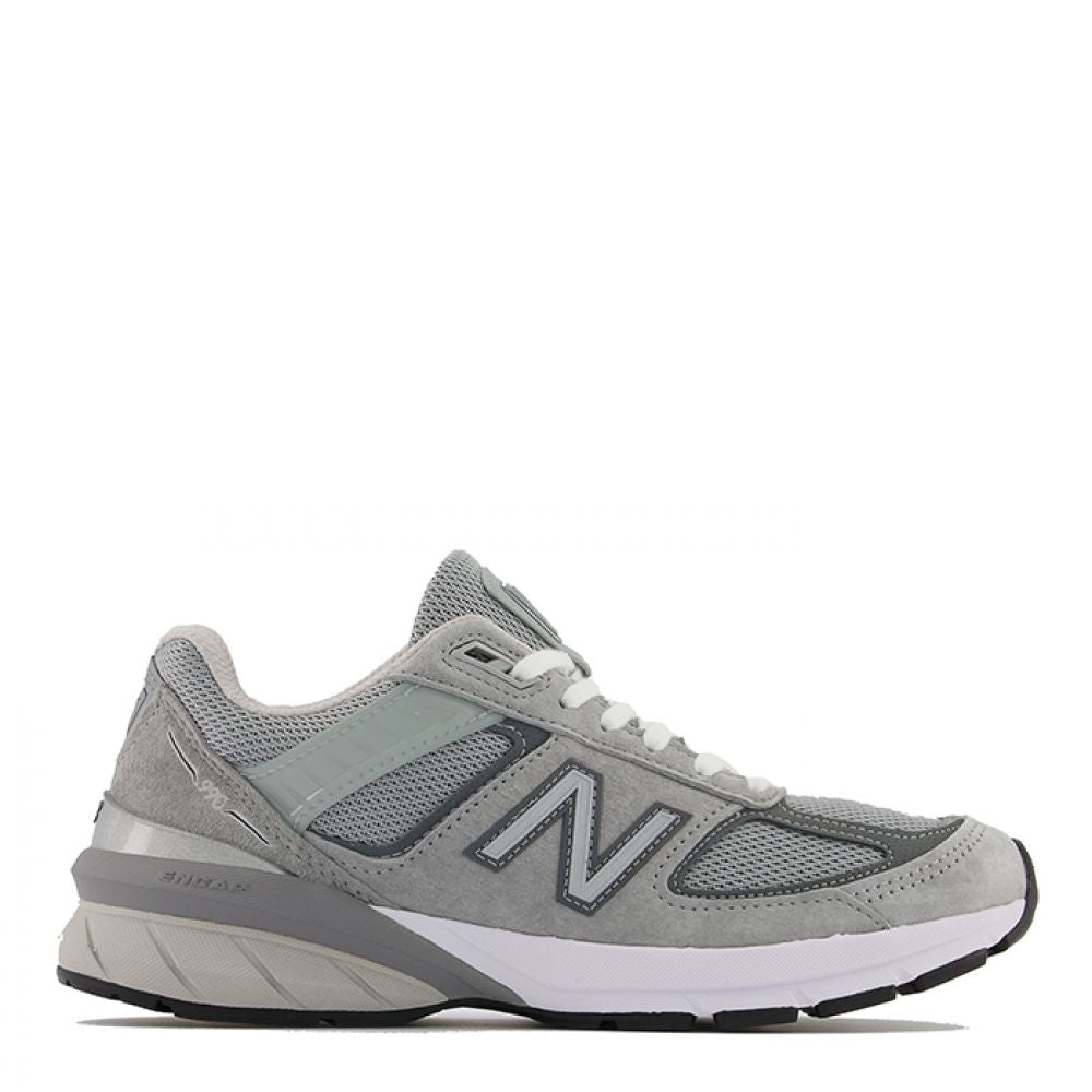 New Balance Men's Made In US 990v5 In Grey With Castlerock 2 New Balance Men's Made In US 990v5 In Grey With Castlerock