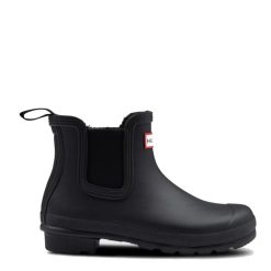 Hunter Women's Original Insulated Chelsea Boots In Black