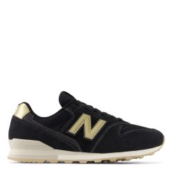 New Balance Women's 996v2 In Black With Gold And Magnet